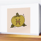 Pisces Pumpkin Wall Mural Gallery Image 2