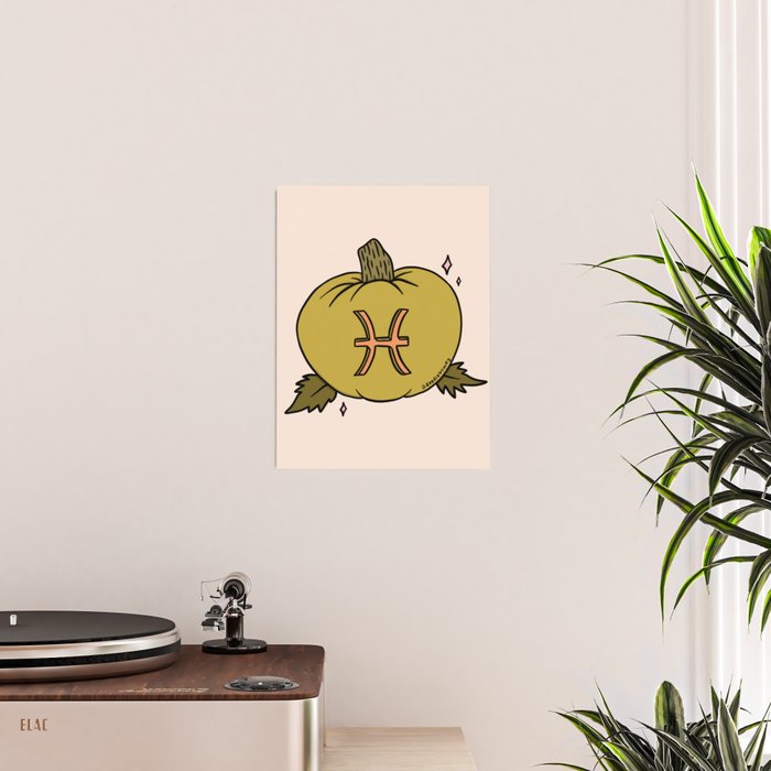 Pisces Pumpkin Poster Gallery Image 2