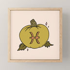 Pisces Pumpkin Mini Art Print Gallery Image 1