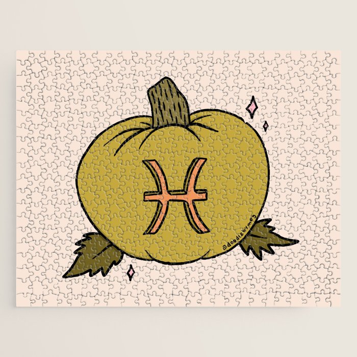 Pisces Pumpkin Jigsaw Puzzle Gallery Image 1