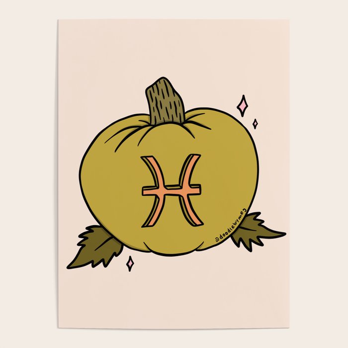 Pisces Pumpkin Poster Gallery Image 4