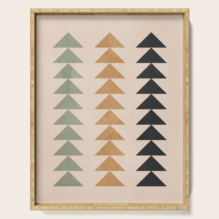 Minimal Geometric 32 Serving Tray Gallery Image 1