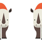 Whimsy Rhinoceros Coffee Mug Gallery Image 2