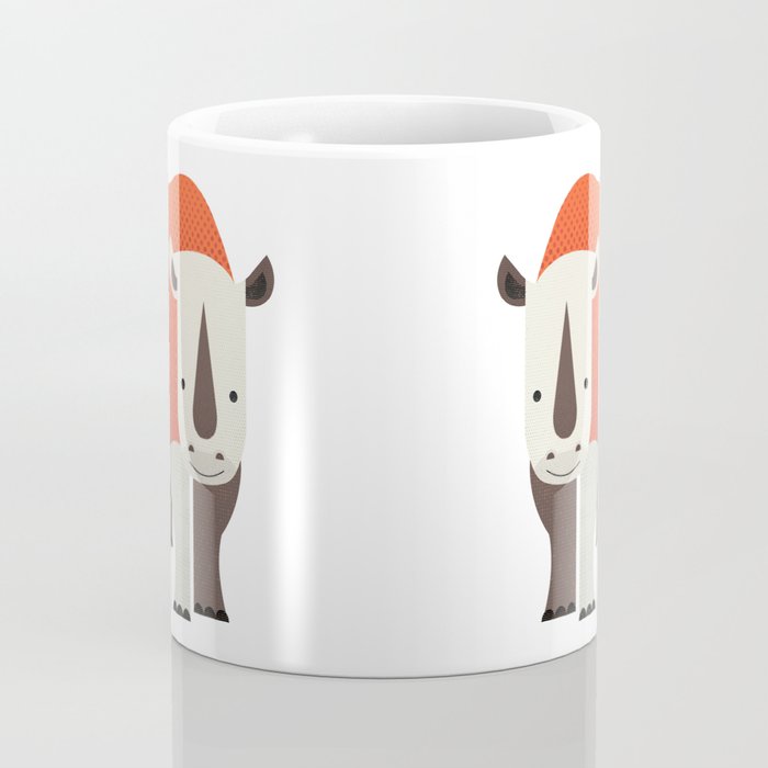 Whimsy Rhinoceros Coffee Mug Gallery Image 4
