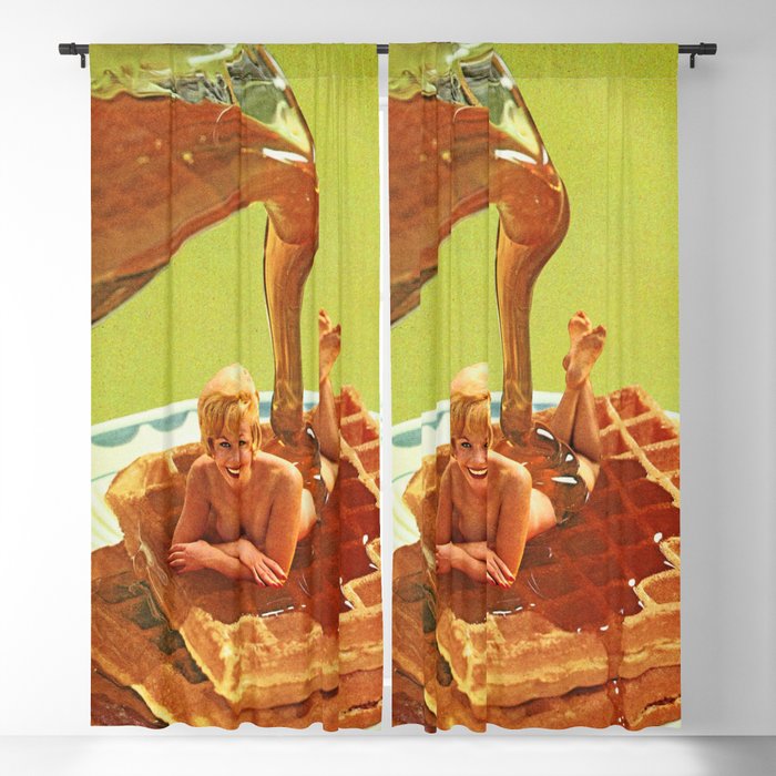 Pour some syrup on me - Breakfast Waffles Window Curtain Gallery Image 1