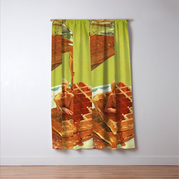 Pour some syrup on me - Breakfast Waffles Window Curtain Gallery Image 3