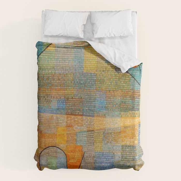 Paul Klee Ad Parnassum Duvet Cover Gallery Image 1