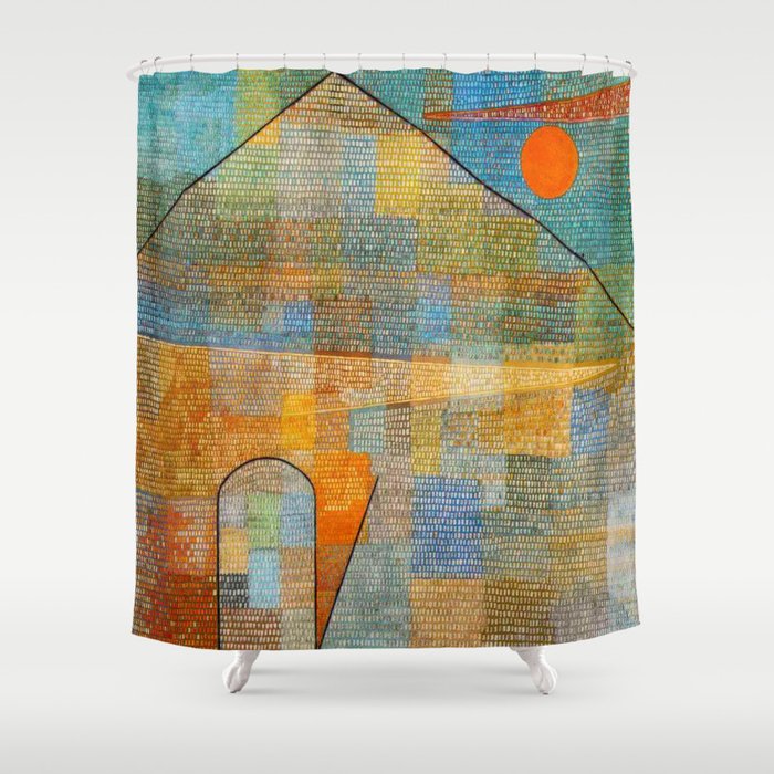 Paul Klee Ad Parnassum Shower Curtain Gallery Image 1