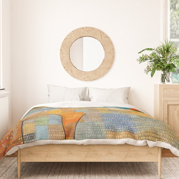 Paul Klee Ad Parnassum Duvet Cover Gallery Image 3
