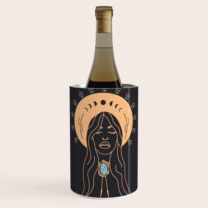 Desert Angel in Peach & Grey Wine Chiller Gallery Image 1