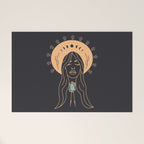 Desert Angel in Peach & Grey Welcome Mat Gallery Image 1