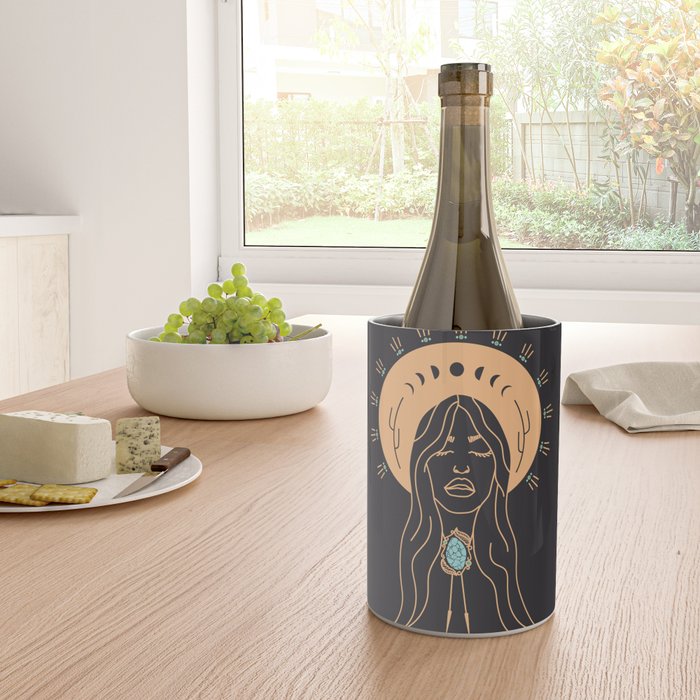 Desert Angel in Peach & Grey Wine Chiller Gallery Image 4
