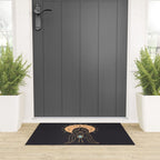 Desert Angel in Peach & Grey Welcome Mat Gallery Image 3