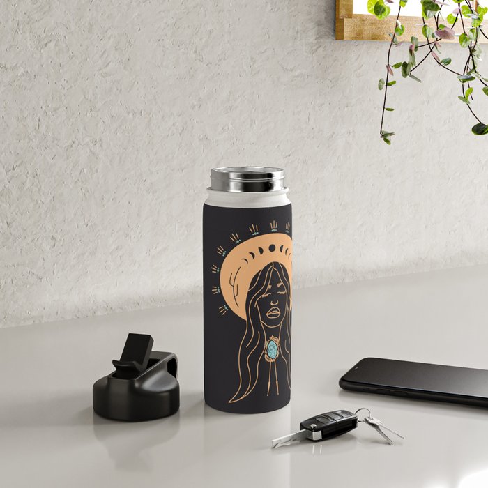 Desert Angel in Peach & Grey Water Bottle Gallery Image 5