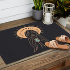 Desert Angel in Peach & Grey Outdoor Rug Gallery Image 2