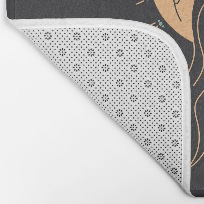 Desert Angel in Peach & Grey Bath Mat Gallery Image 2