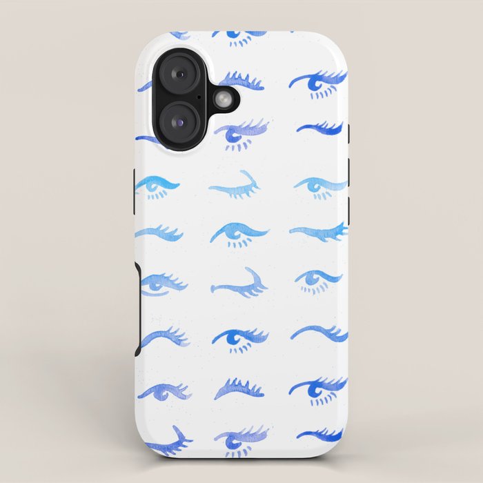 Mascara Envy - Blue OmbrÃ© Palette iPhone Case Gallery Image 1