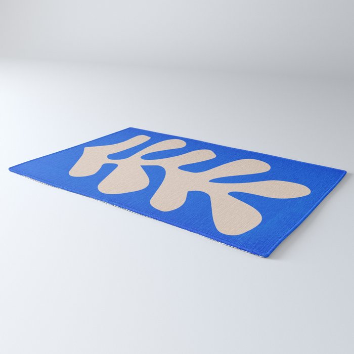 Chathams Blue: Wild Leaf | Matisse Foliage Paper Cutouts 02 Rug Gallery Image 3