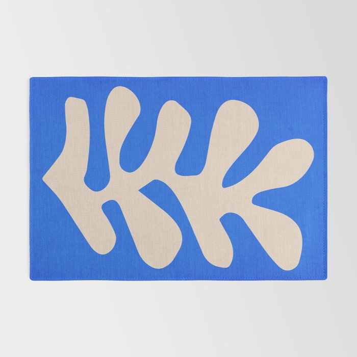 Chathams Blue: Wild Leaf | Matisse Foliage Paper Cutouts 02 Rug Gallery Image 2