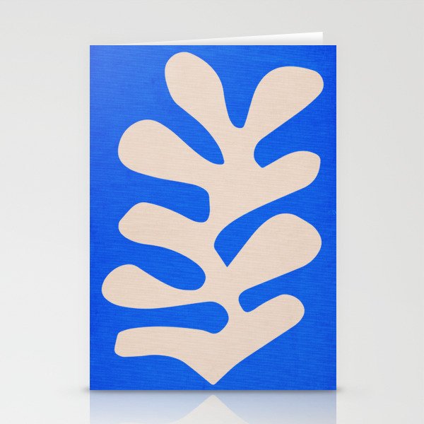 Chathams Blue: Wild Leaf | Matisse Foliage Paper Cutouts 02 Stationery Card Gallery Image 2