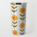 Fresh Yellow Spring Flowers Travel Mug Gallery Image 1