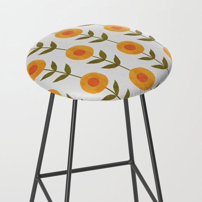 Fresh Yellow Spring Flowers Stool Gallery Image 2