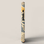 Warm Yellow, Orange & Blue Floral iPhone Case Gallery Image 2