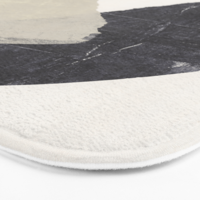 Monochrome Shapes #1 Bath Mat Gallery Image 3