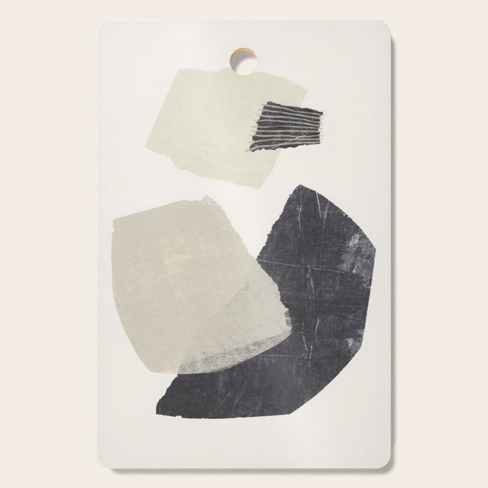 Monochrome Shapes #1 Cutting Board Gallery Image 1