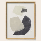 Monochrome Shapes #1 Serving Tray Gallery Image 1