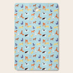 Funny dog animal cartoon art pattern Cutting Board Gallery Image 1