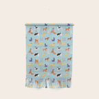 Funny dog animal cartoon art pattern Wall Hanging Gallery Image 1