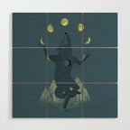 Moon Juggler Wood Wall Art Gallery Image 1