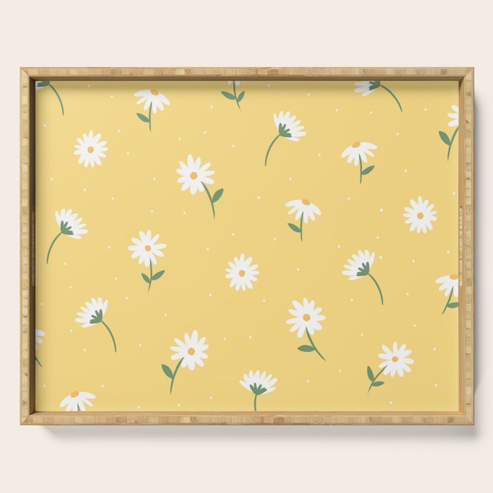 Little Daises Serving Tray Gallery Image 1