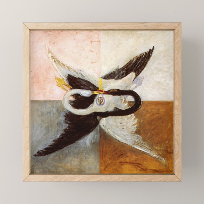 Hilma af klint The Swan,No,3 Mini Art Print Gallery Image 1
