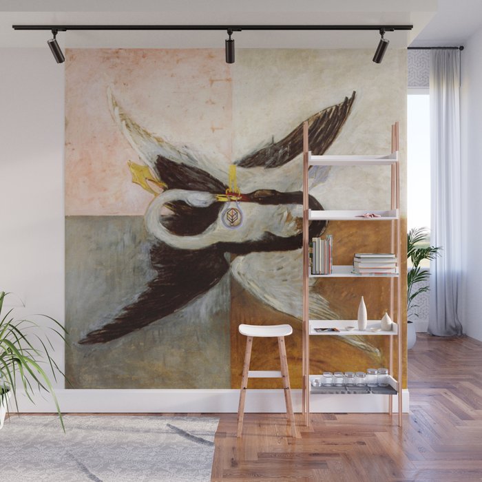 Hilma af klint The Swan,No,3 Wall Mural Gallery Image 1