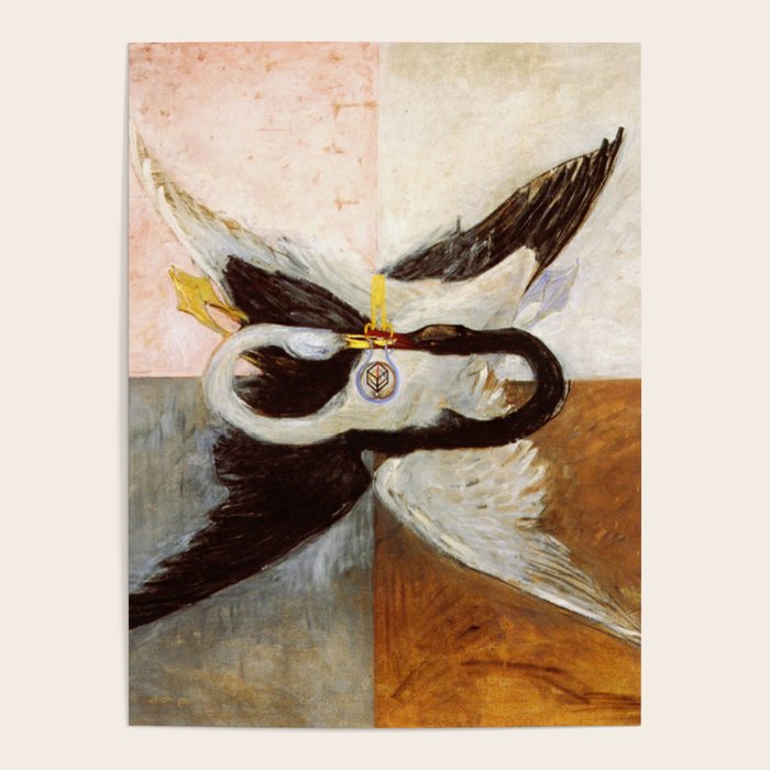 Hilma af klint The Swan,No,3 Poster Gallery Image 1