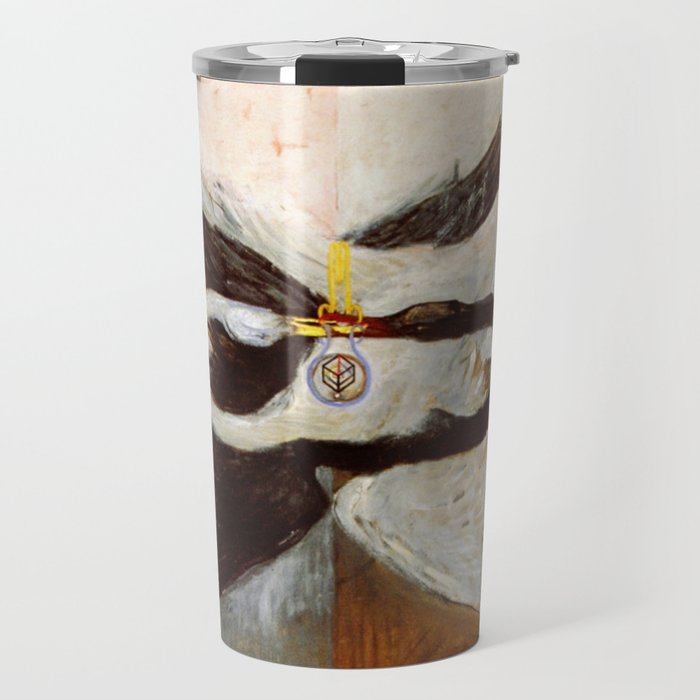 Hilma af klint The Swan,No,3 Travel Mug Gallery Image 1