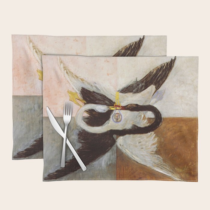 Hilma af klint The Swan,No,3 Placemat Gallery Image 1