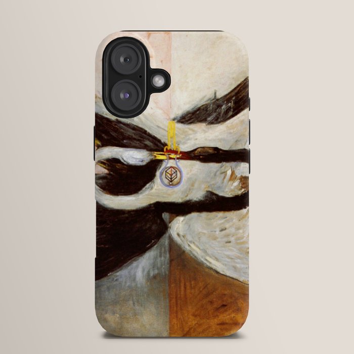 Hilma af klint The Swan,No,3 iPhone Case Gallery Image 13