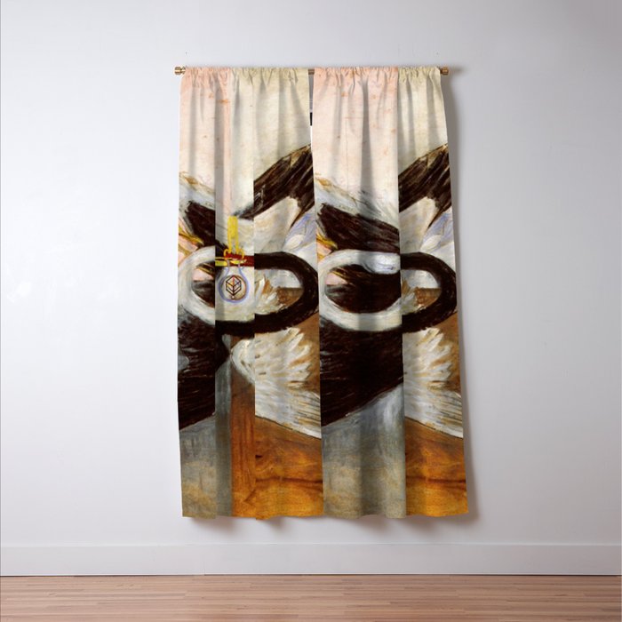 Hilma af klint The Swan,No,3 Window Curtain Gallery Image 3
