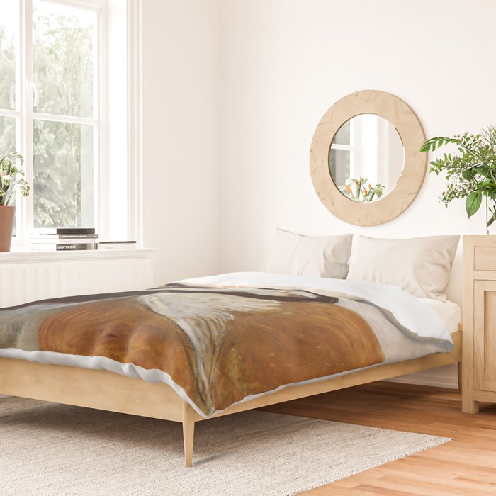 Hilma af klint The Swan,No,3 Duvet Cover Gallery Image 2