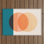 Abstraction_NEW_SUNSET_OCEAN_WAVE_POP_ART_Minimalism_0022D Outdoor Rug Gallery Image 1