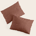boho triangle stripes - rust Pillow Sham Gallery Image 3