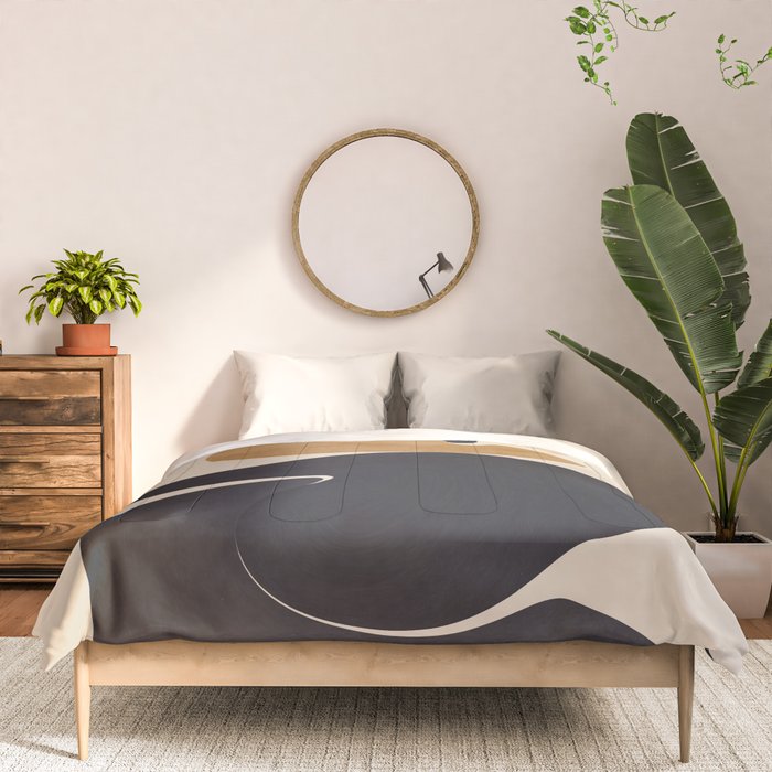Modern Abstract Shapes 115 Comforter Gallery Image 3