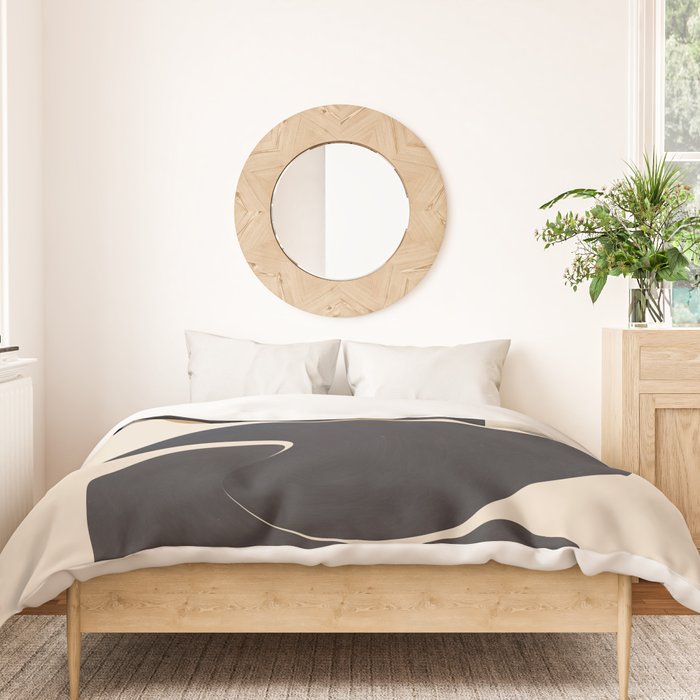 Modern Abstract Shapes 115 Duvet Cover Gallery Image 3