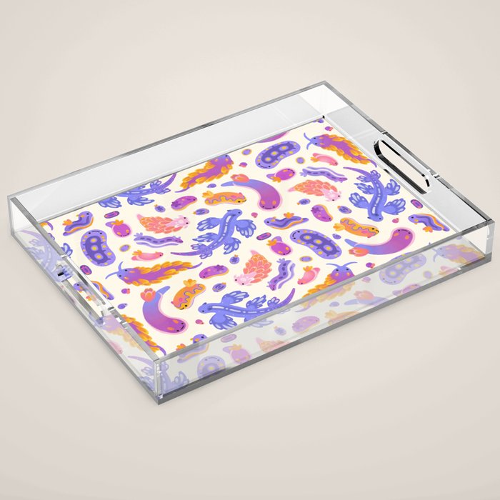 sea slug - pastel Acrylic Tray Gallery Image 1