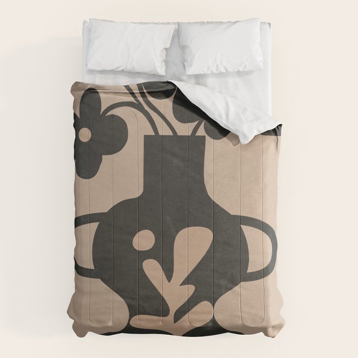 Floral Silhouette 6 Comforter Gallery Image 6