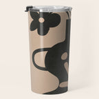 Floral Silhouette 6 Travel Mug Gallery Image 3