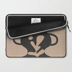 Floral Silhouette 6 Laptop Sleeve Gallery Image 2